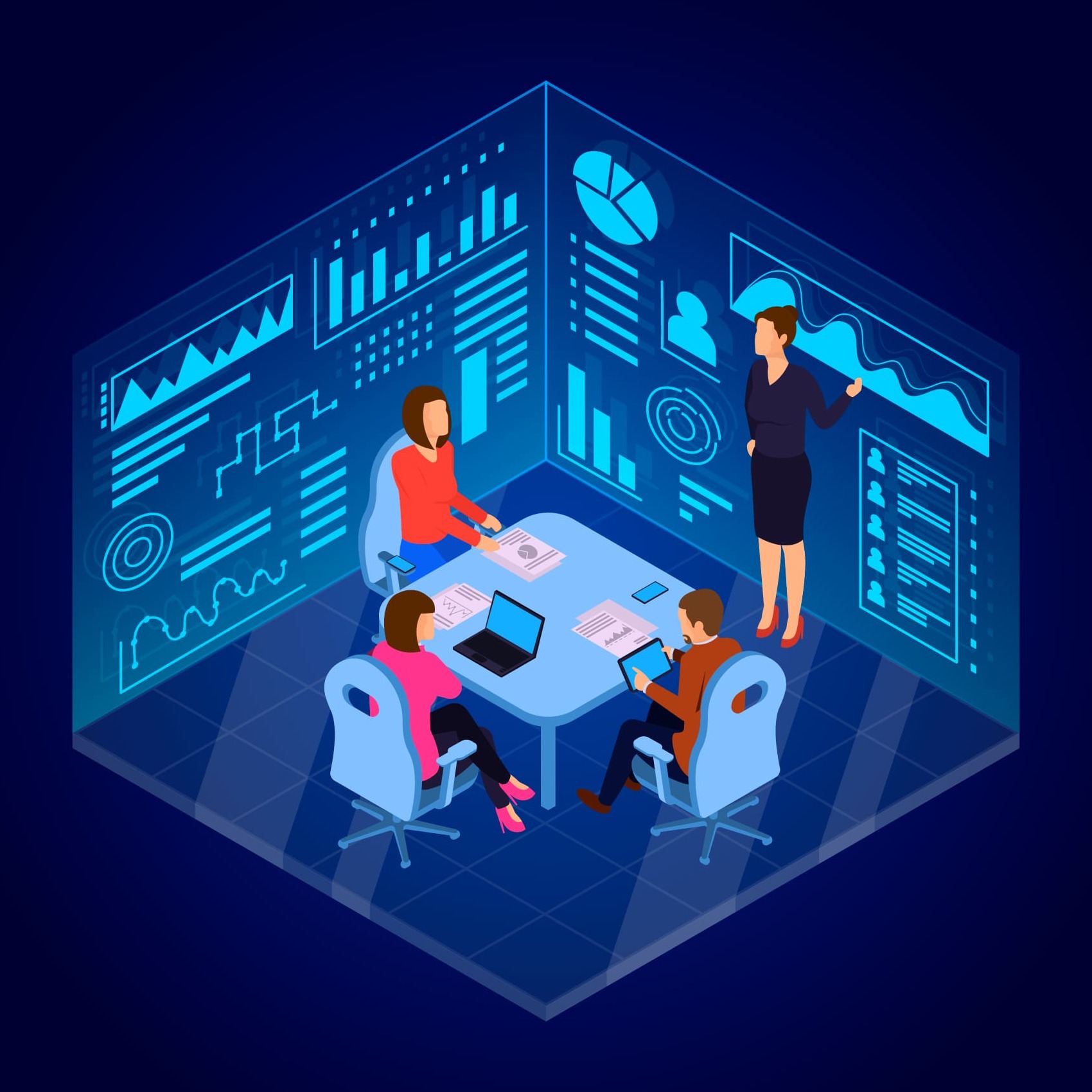 It projects